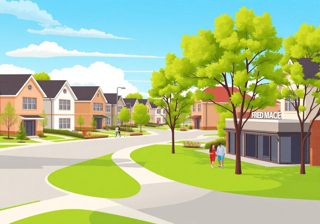 Modern North Liberty suburban neighborhood with new homes and tree-lined streets